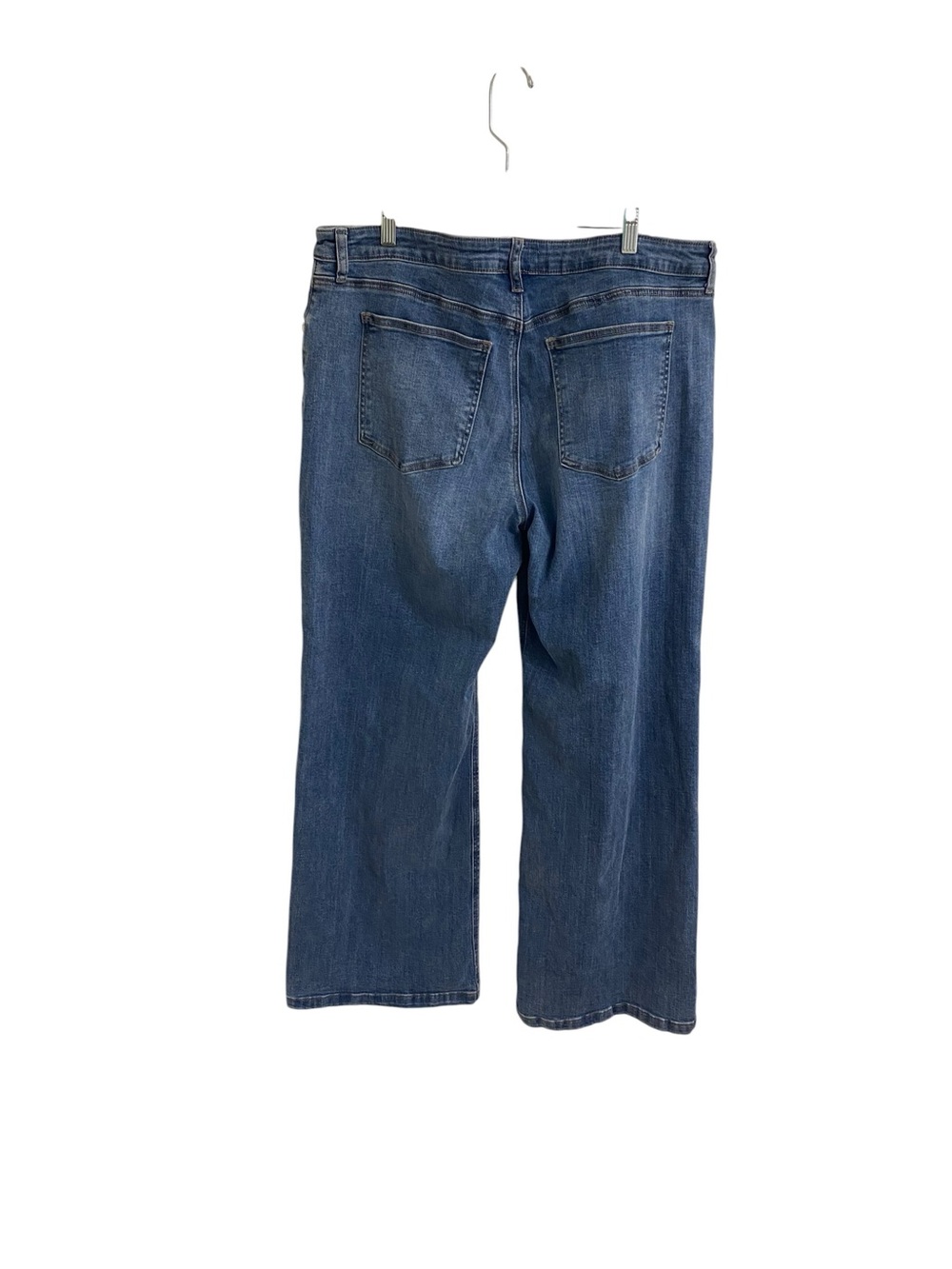 KUT FROM THE KLOTH WIDE LEG JEANS MEDIUM WASH WOMENS SIZE 16 TRENDY HIGH RISE - Picture 9 of 16